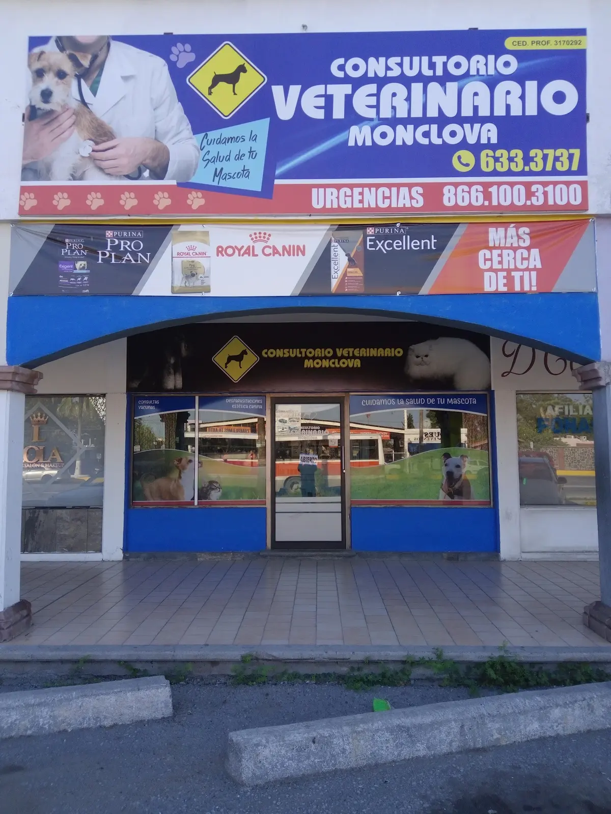 VETERINARIA GALERIAS OLLOQUI; CONSULTORIO VETERINARIO MONCLOVA