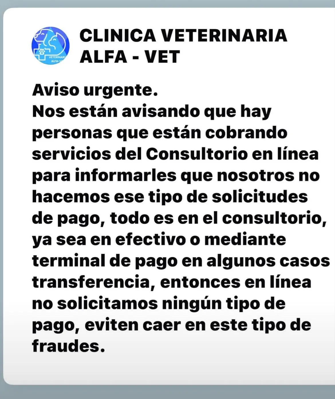 Consultorio Veterinario Alfa-Vet